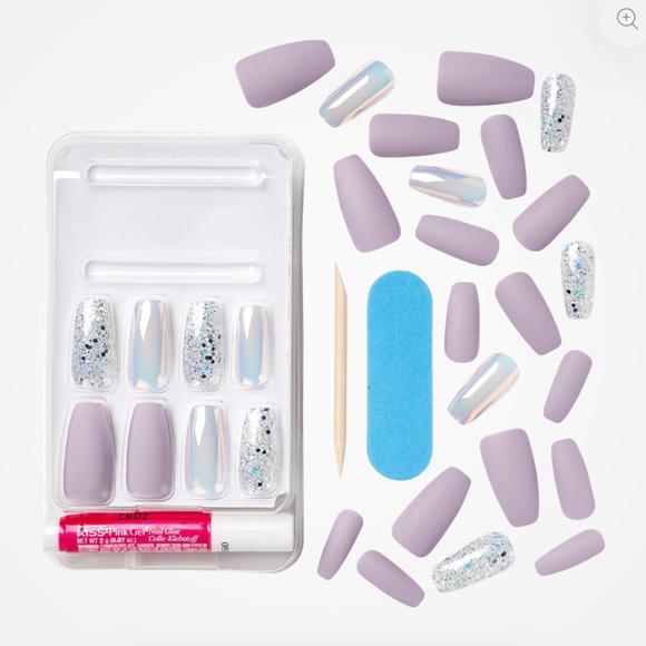 (3) KISS Gel Fantasy Nails Set - Picture 10 of 14